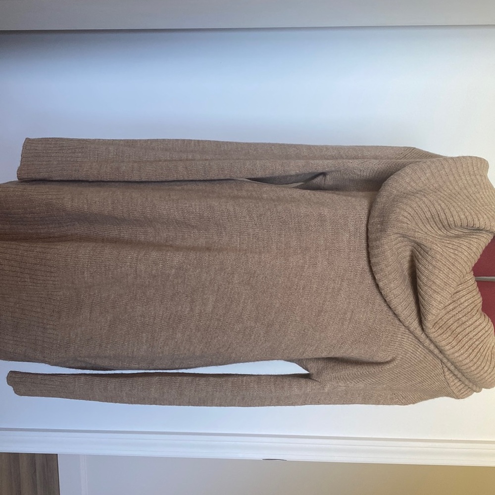 Knit Turtleneck Sweater Dress